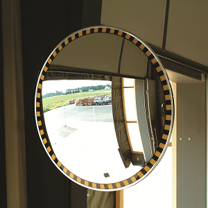 26" Indoor Acrylic Mirror w/Safety Border